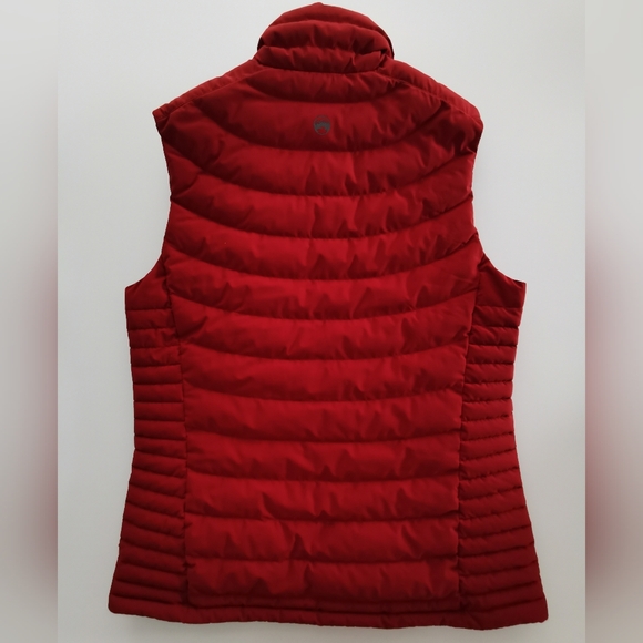 Wind River Red Zip Up Puffer Vest Funnel Neck Collar Size M - Picture 2 of 4
